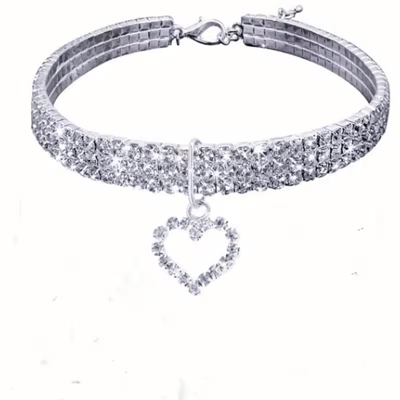 Crystal Charm Pet Collar